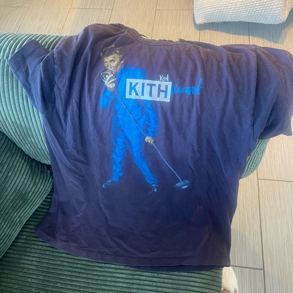 Kith Vintage-Style Tee in Deep Purple